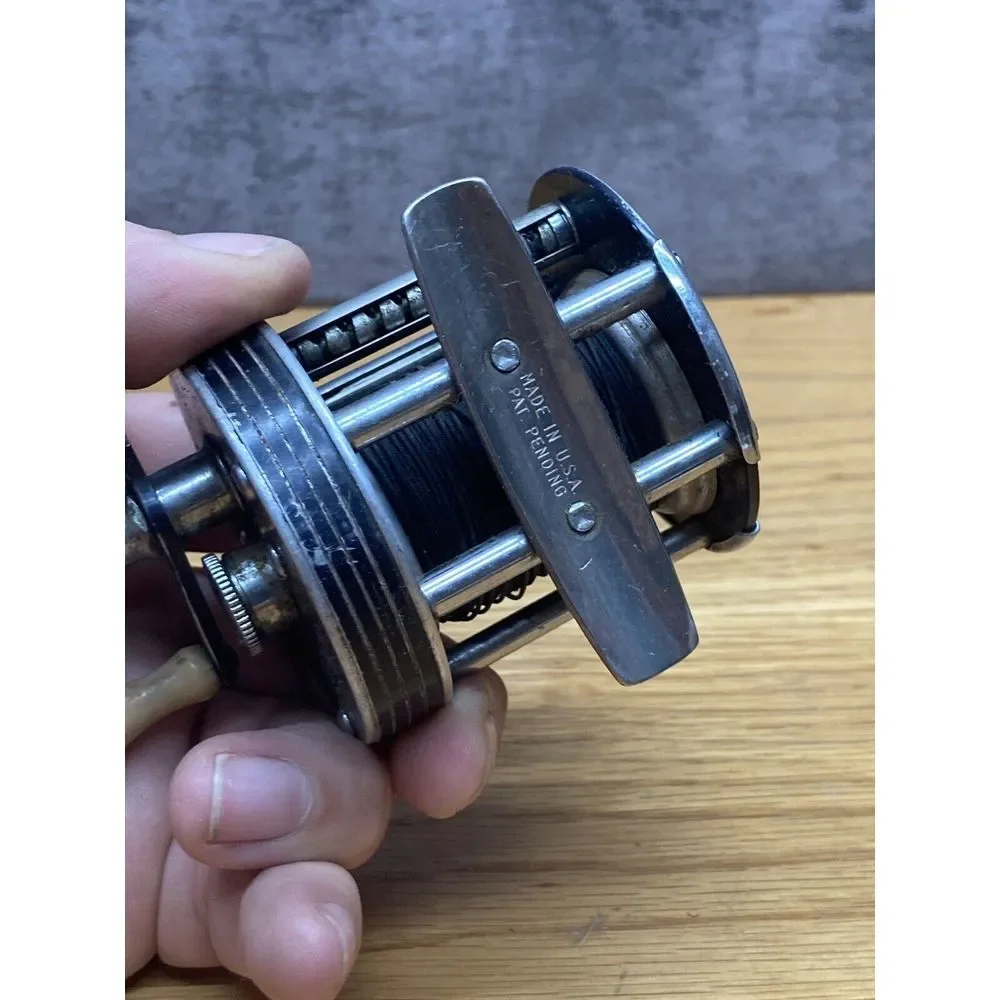 Vintage Langley Streamlite Model 310 KC‎ Bait Casting Level Wind Fishing Reel